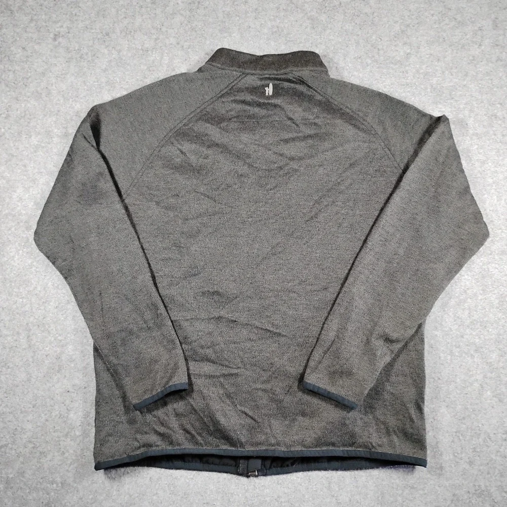 johnnie-O‎ Whatley Full Zip Jacket Mens Medium Heather Black JMJK2330 1911 Tree
